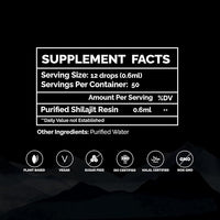 Shilajit Pure Himalayan Organic Drops | 100% Natural Liquid Shilajit Drops | for Detox, Immune Support, Energy | Himalayan Shilajit Liquid Drops with Fulvic Acid and Trace Minerals | 30ml